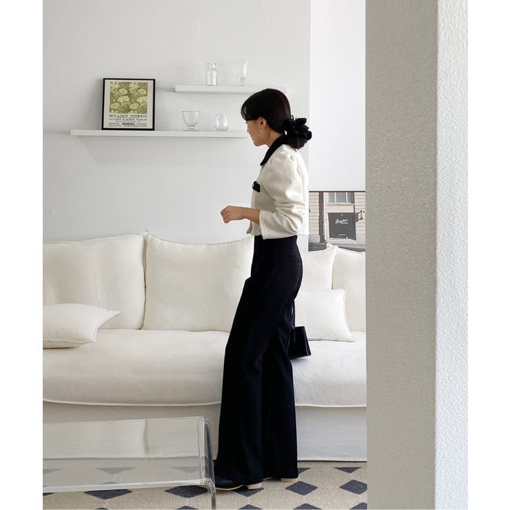 ベーシックシルエットブーツカットスラックス | by muni:r | 詳細画像20 