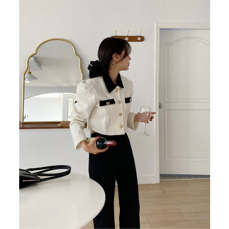 ベーシックシルエットブーツカットスラックス | by muni:r | 詳細画像28 