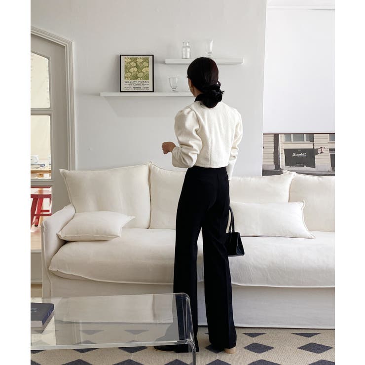 ベーシックシルエットブーツカットスラックス | by muni:r | 詳細画像30 