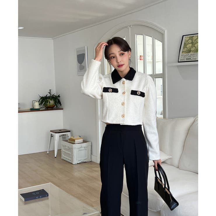 ベーシックシルエットブーツカットスラックス | by muni:r | 詳細画像32 