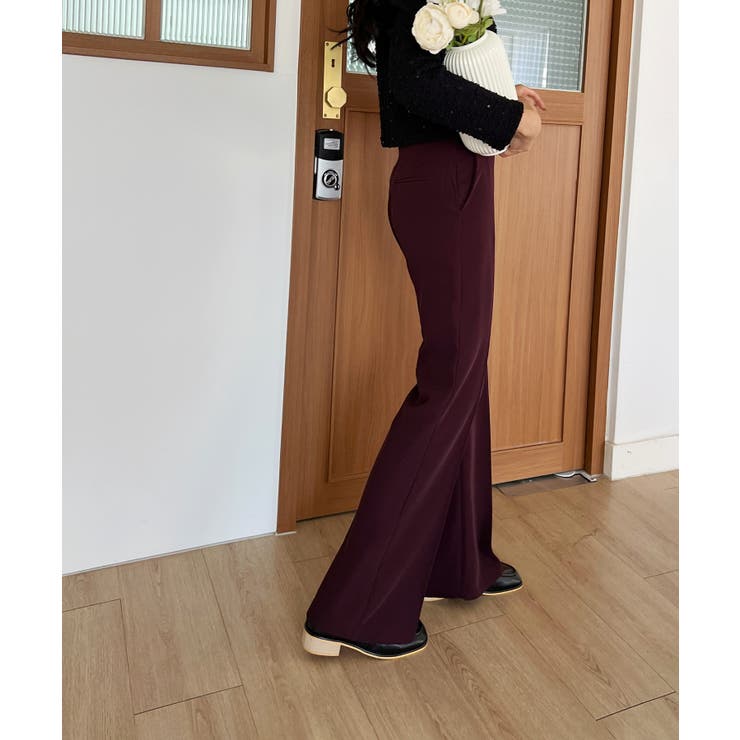 ベーシックシルエットブーツカットスラックス | by muni:r | 詳細画像34 