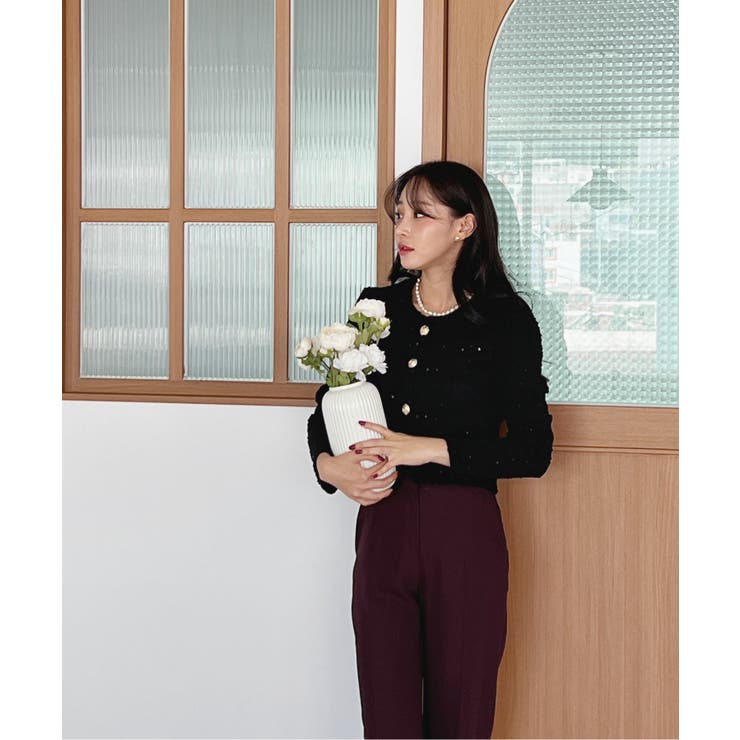 ベーシックシルエットブーツカットスラックス | by muni:r | 詳細画像35 