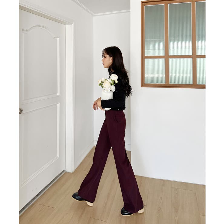 ベーシックシルエットブーツカットスラックス | by muni:r | 詳細画像41 