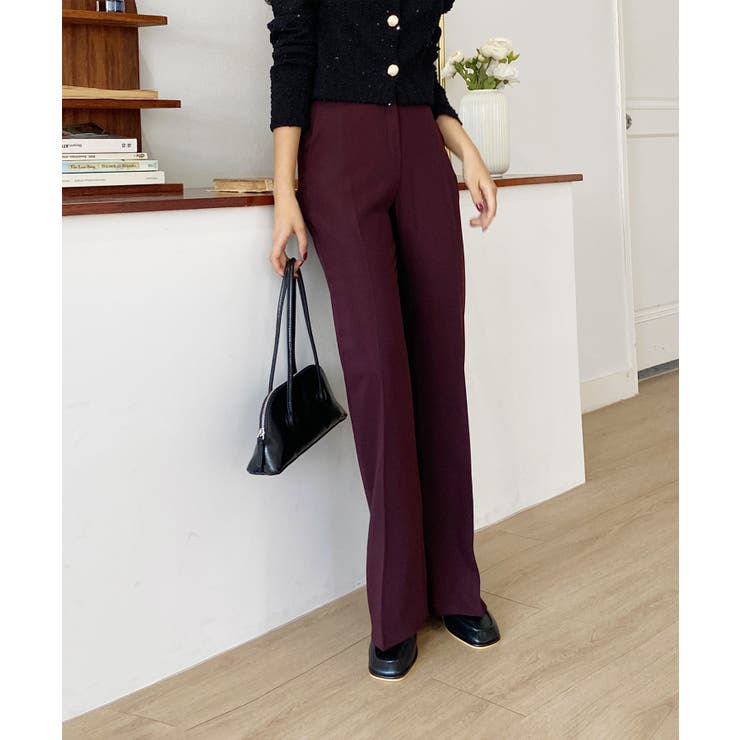 ベーシックシルエットブーツカットスラックス | by muni:r | 詳細画像43 