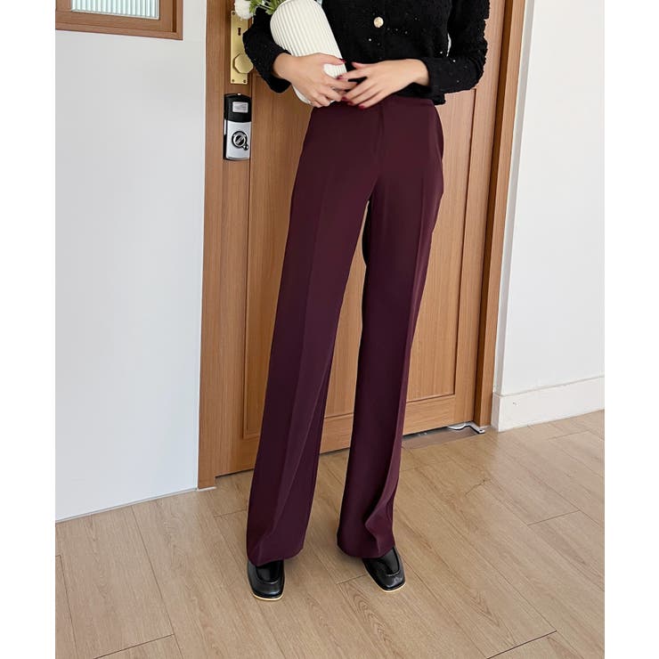 ベーシックシルエットブーツカットスラックス | by muni:r | 詳細画像44 