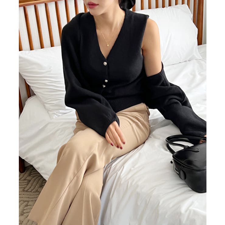 ベーシックシルエットブーツカットスラックス | by muni:r | 詳細画像8 