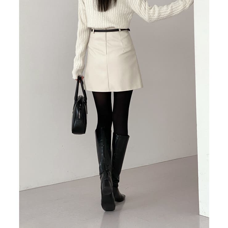 ベルトセットレザースカート | by muni:r | 詳細画像1 