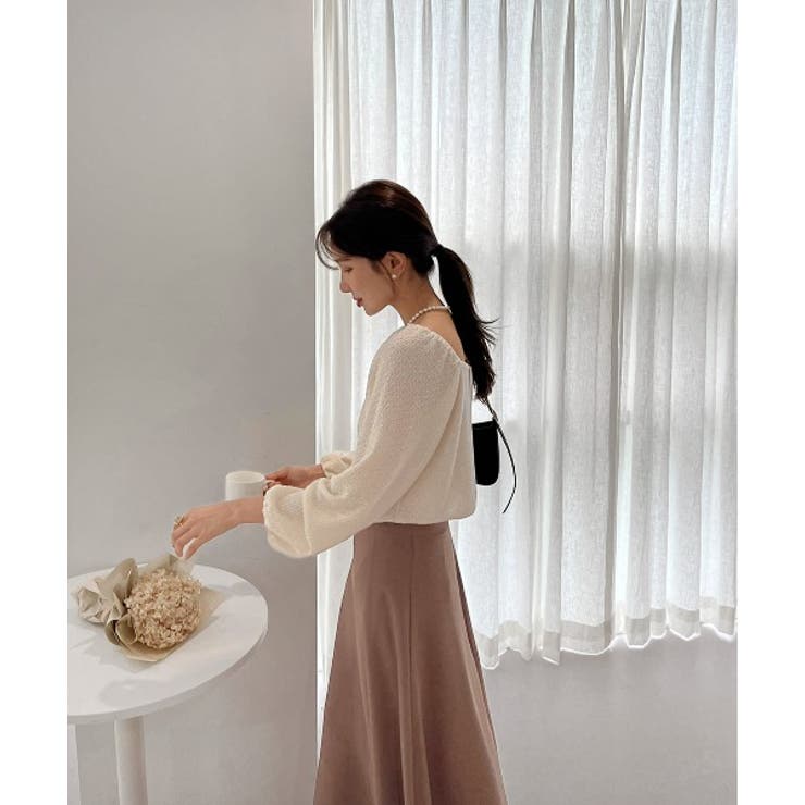 ミニボタンシャーリングブラウス | by muni:r | 詳細画像11 