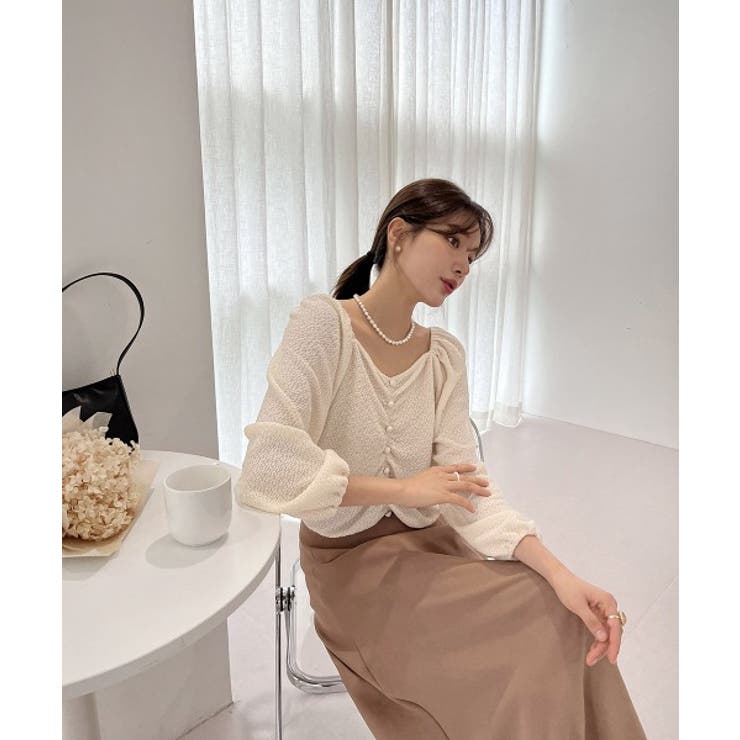 ミニボタンシャーリングブラウス | by muni:r | 詳細画像12 