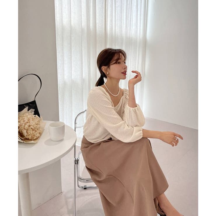 ミニボタンシャーリングブラウス | by muni:r | 詳細画像13 