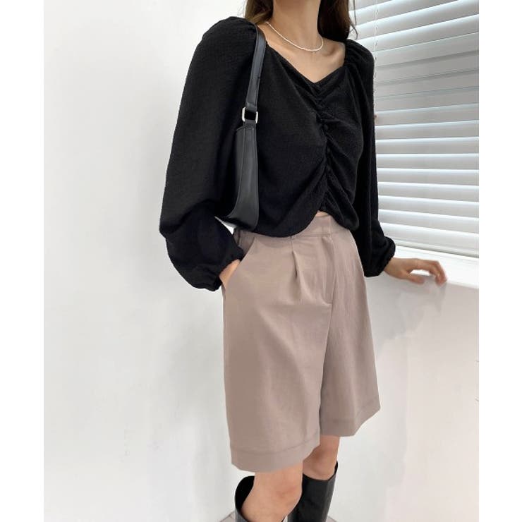 ミニボタンシャーリングブラウス | by muni:r | 詳細画像15 