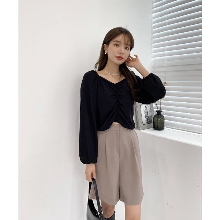 ミニボタンシャーリングブラウス | by muni:r | 詳細画像17 