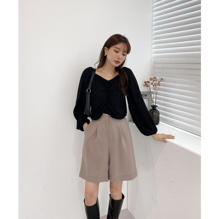 ミニボタンシャーリングブラウス | by muni:r | 詳細画像18 