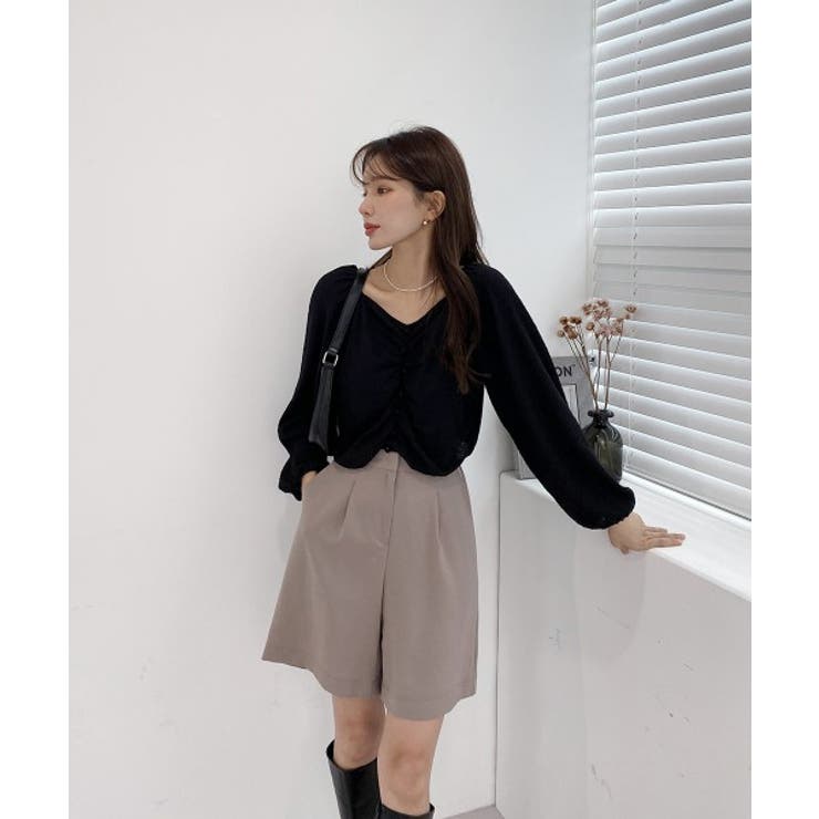 ミニボタンシャーリングブラウス | by muni:r | 詳細画像27 