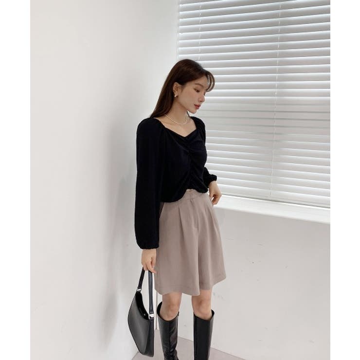 ミニボタンシャーリングブラウス | by muni:r | 詳細画像28 