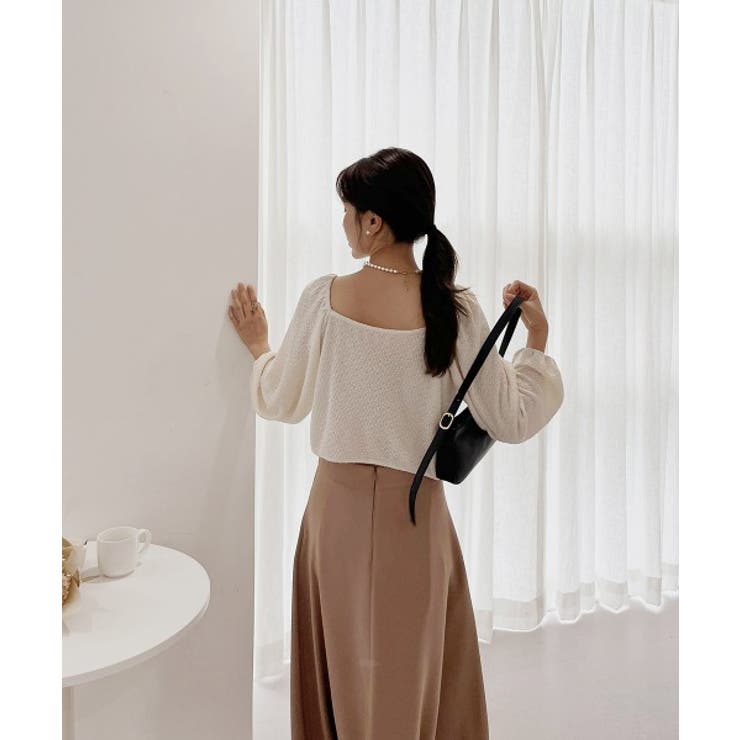 ミニボタンシャーリングブラウス | by muni:r | 詳細画像3 