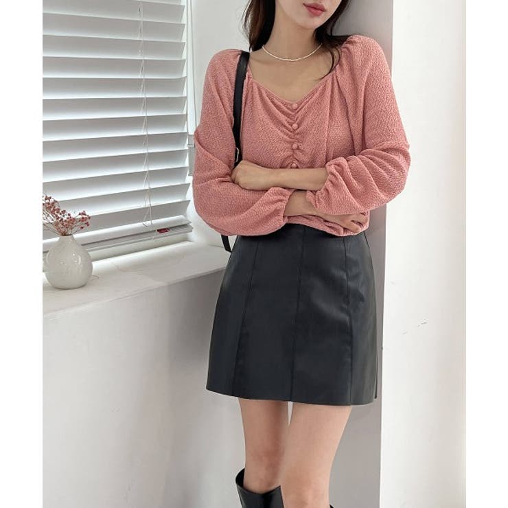 ミニボタンシャーリングブラウス | by muni:r | 詳細画像30 