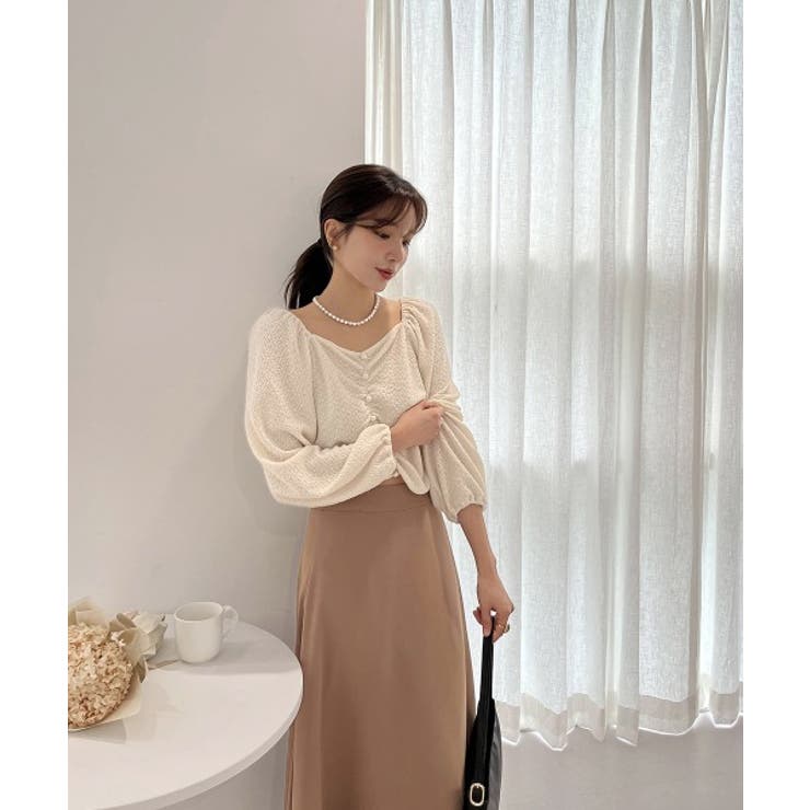 ミニボタンシャーリングブラウス | by muni:r | 詳細画像5 