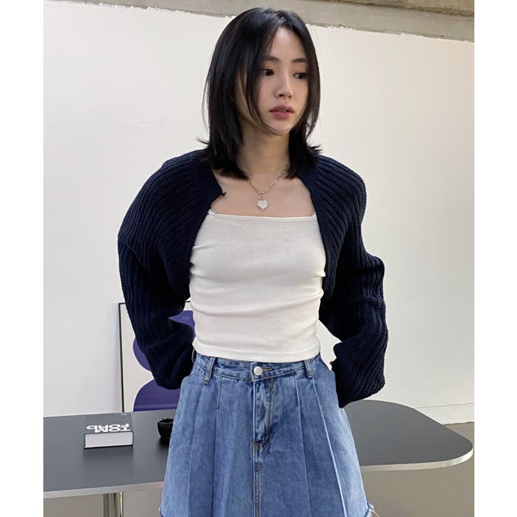 ネイビー | デイリーカラーボレロ | by muni:r