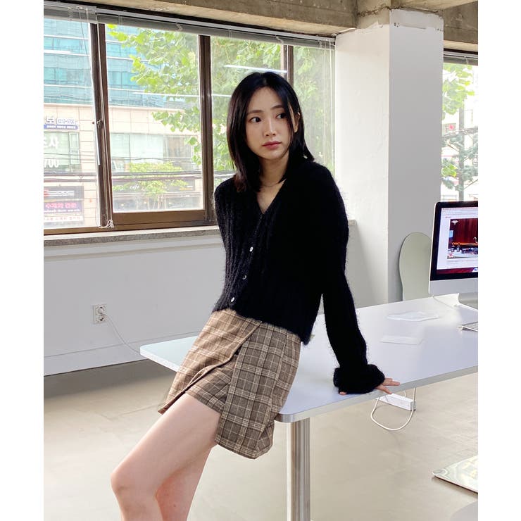 ソフトアンゴラ風カーディガン | by muni:r | 詳細画像16 