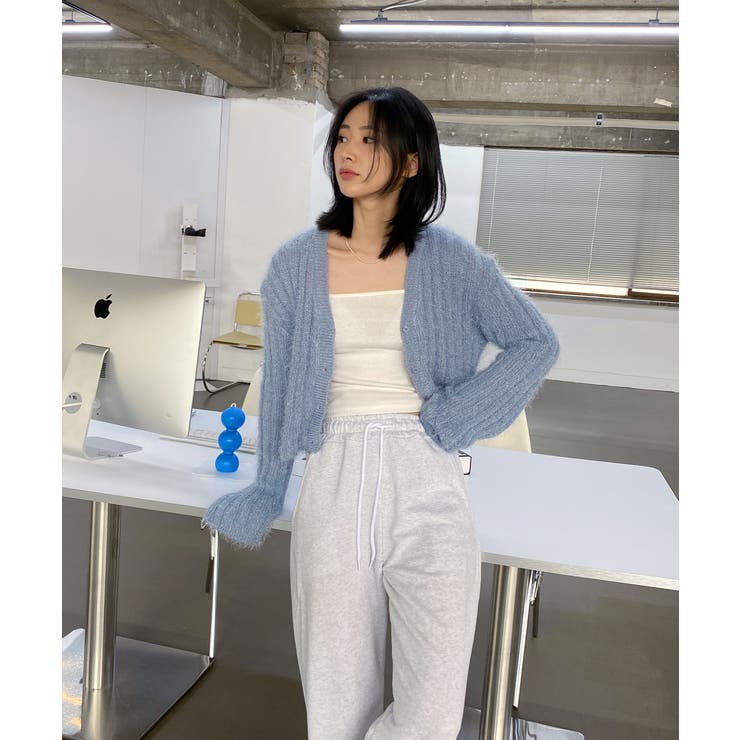 ソフトアンゴラ風カーディガン | by muni:r | 詳細画像37 