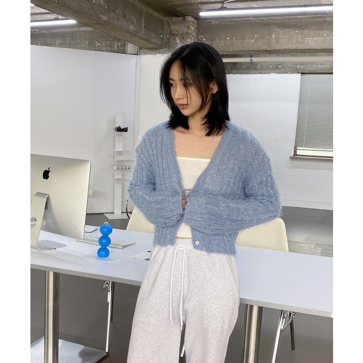 ソフトアンゴラ風カーディガン | by muni:r | 詳細画像38 