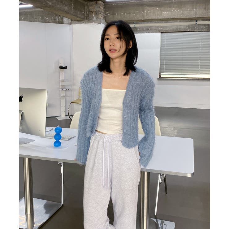 ソフトアンゴラ風カーディガン | by muni:r | 詳細画像42 