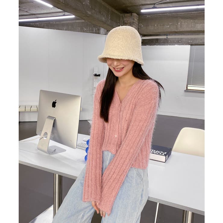 ソフトアンゴラ風カーディガン | by muni:r | 詳細画像44 