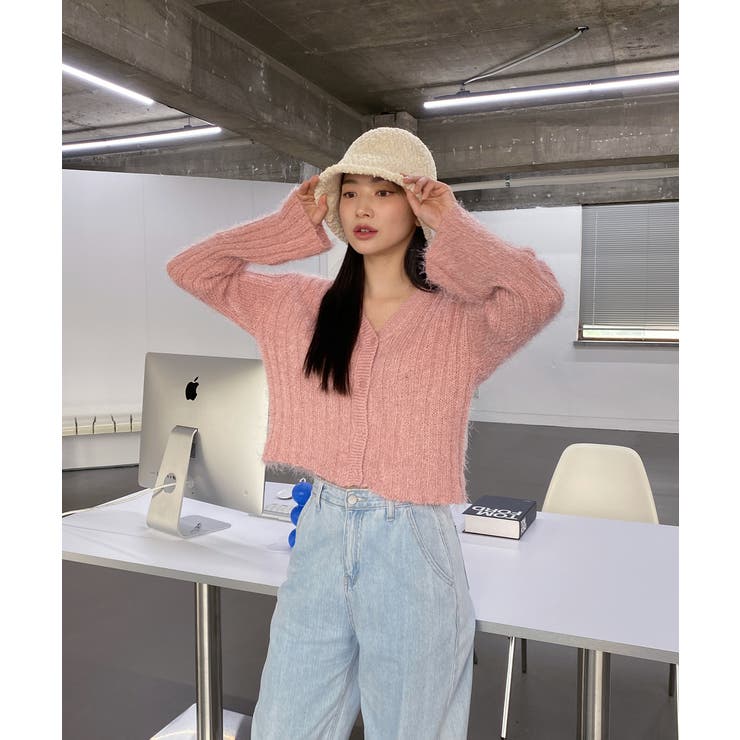 ソフトアンゴラ風カーディガン | by muni:r | 詳細画像54 