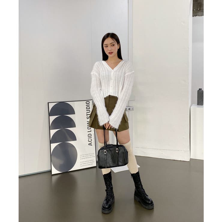 ソフトアンゴラ風カーディガン | by muni:r | 詳細画像6 