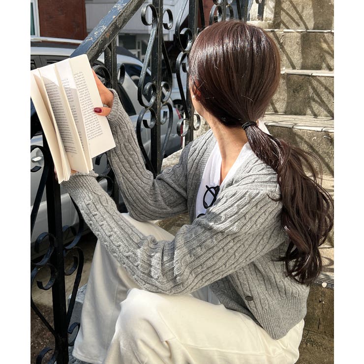 2WAYケーブルラップニット | by muni:r | 詳細画像27 