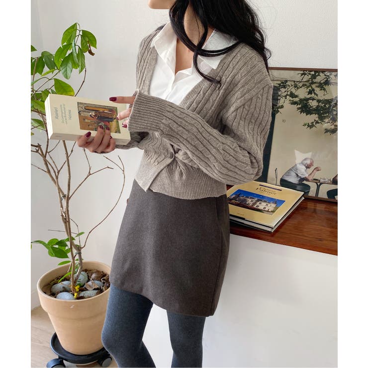 2WAYケーブルラップニット | by muni:r | 詳細画像5 