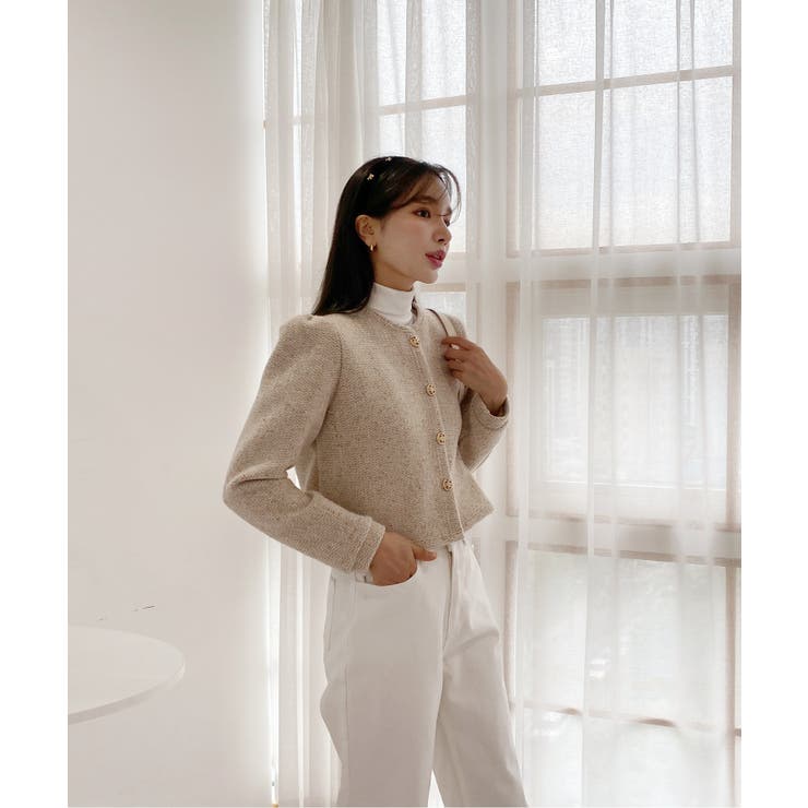 ゴージャスボタンパフジャケット | by muni:r | 詳細画像2 