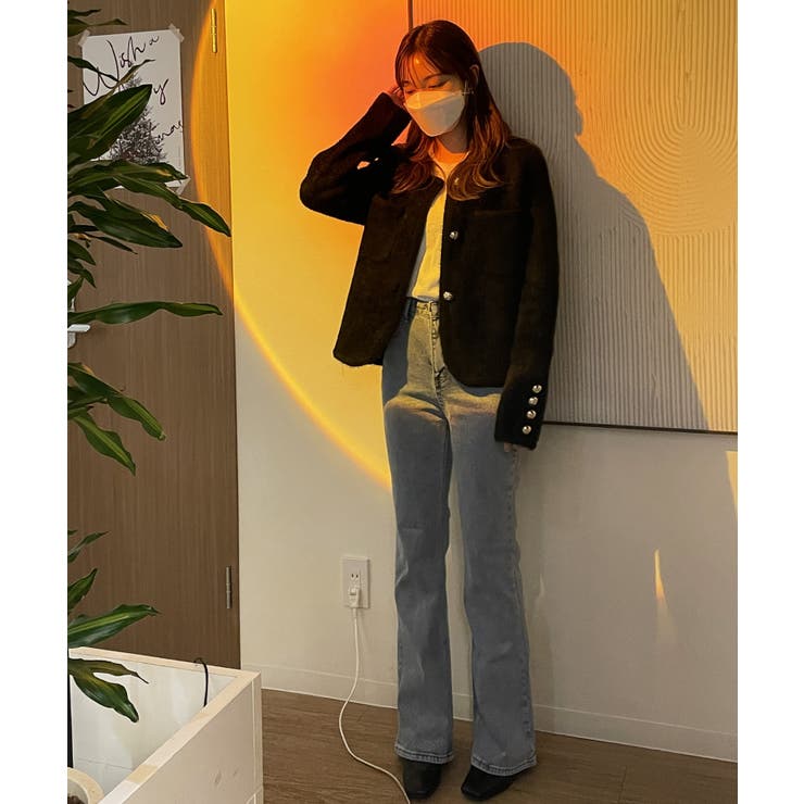 ノカラーブックルツイードボタンジャケット | by muni:r | 詳細画像16 