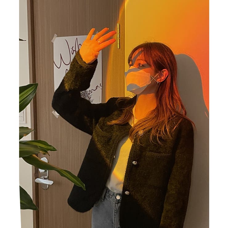 ノカラーブックルツイードボタンジャケット | by muni:r | 詳細画像22 