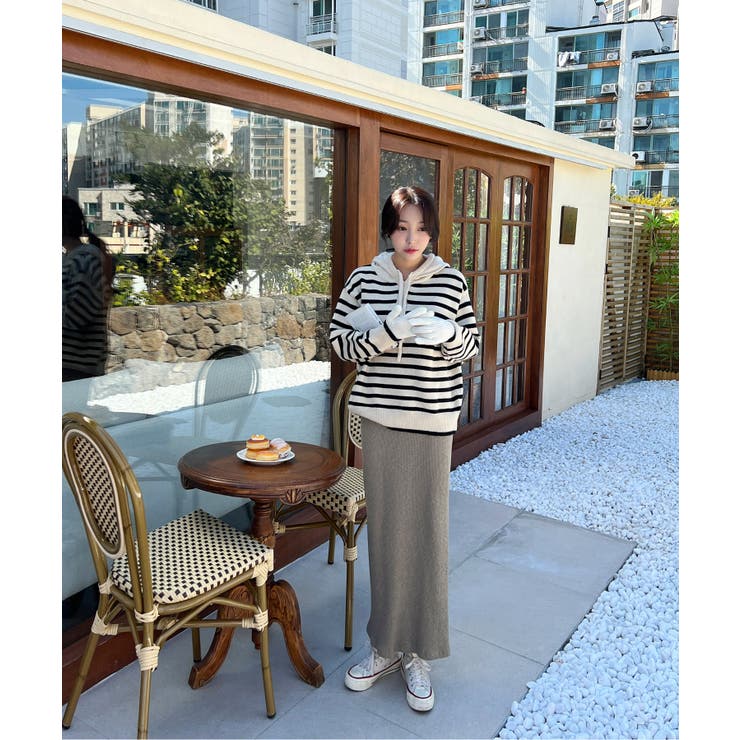 無地ロングニットスマホ対応手袋 | by muni:r | 詳細画像10 