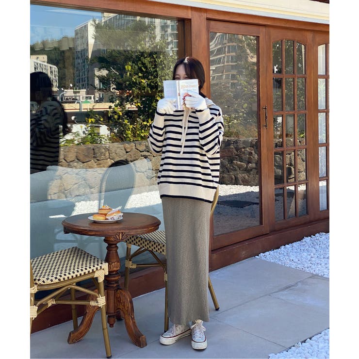 無地ロングニットスマホ対応手袋 | by muni:r | 詳細画像11 