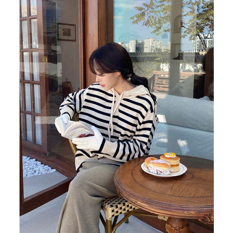 無地ロングニットスマホ対応手袋 | by muni:r | 詳細画像3 