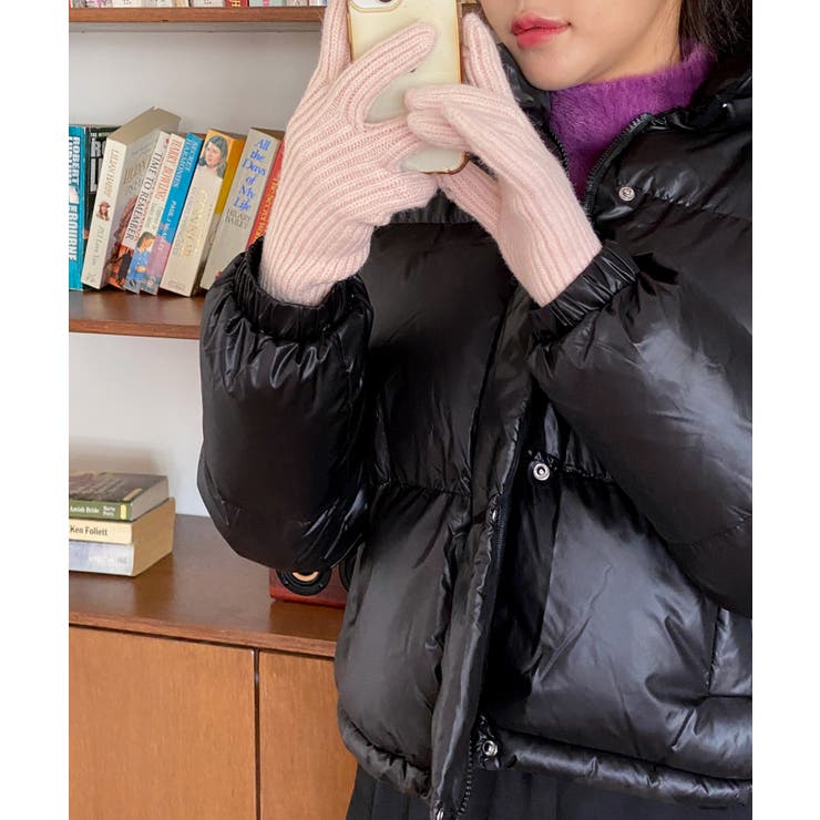 無地ロングニットスマホ対応手袋 | by muni:r | 詳細画像31 