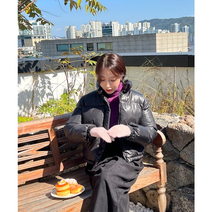 無地ロングニットスマホ対応手袋 | by muni:r | 詳細画像33 