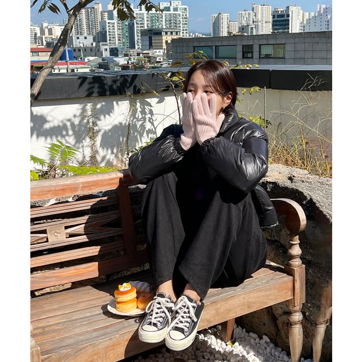 無地ロングニットスマホ対応手袋 | by muni:r | 詳細画像34 