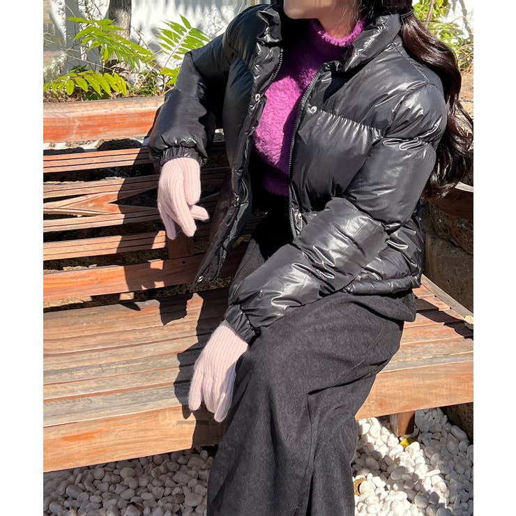 無地ロングニットスマホ対応手袋 | by muni:r | 詳細画像38 