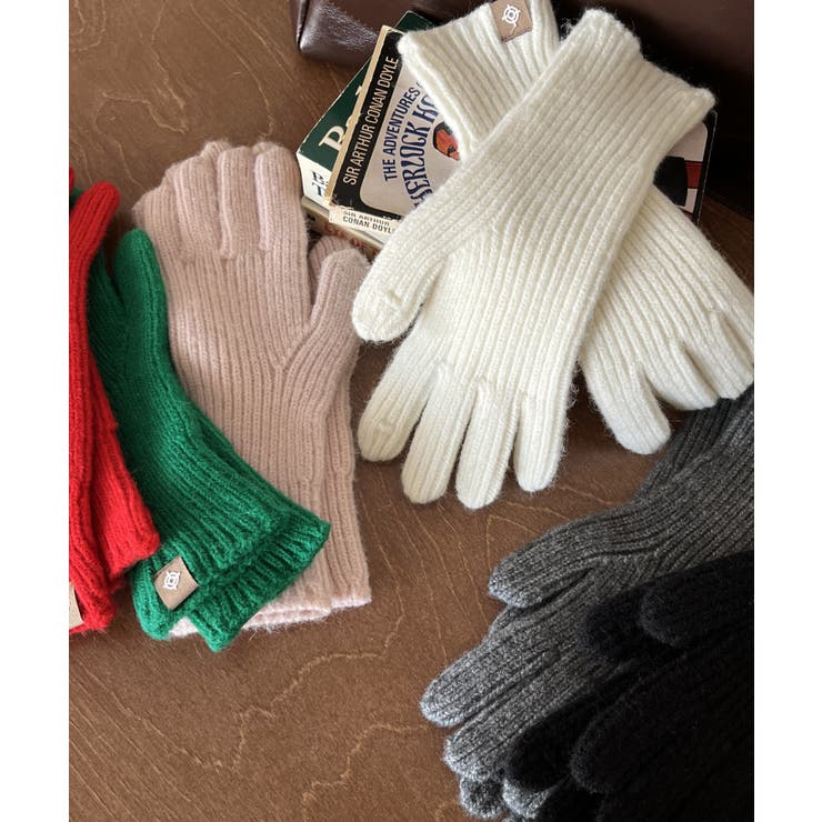 無地ロングニットスマホ対応手袋 | by muni:r | 詳細画像87 