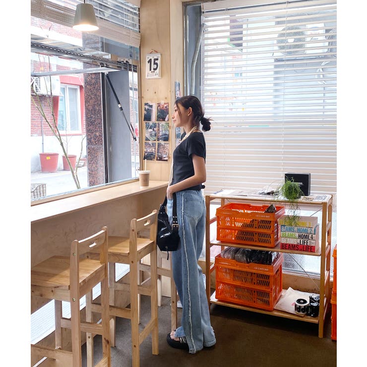 サイドフリンジスリットパンツ | by muni:r | 詳細画像17 