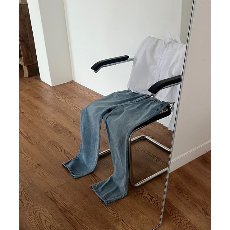 サイドフリンジスリットパンツ | by muni:r | 詳細画像23 