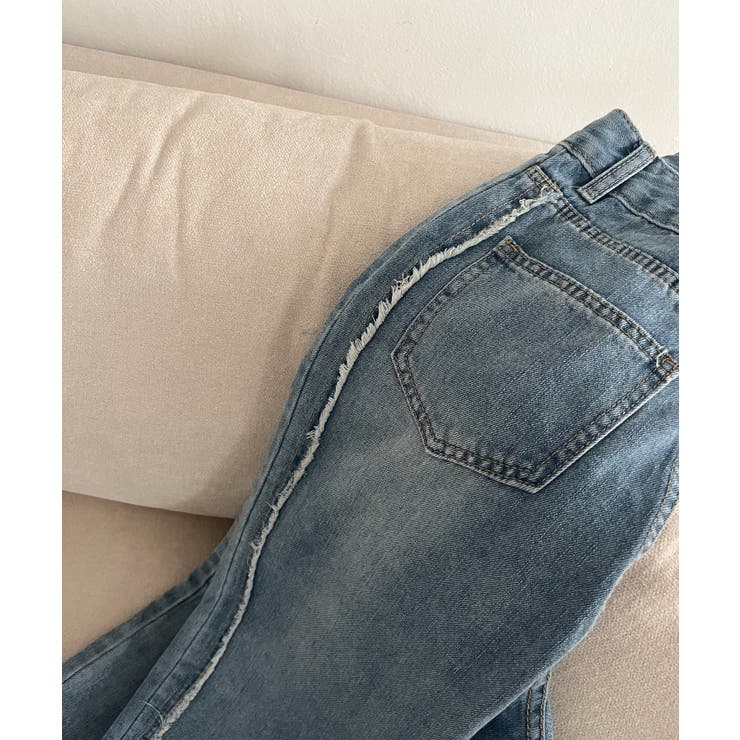 サイドフリンジスリットパンツ | by muni:r | 詳細画像28 