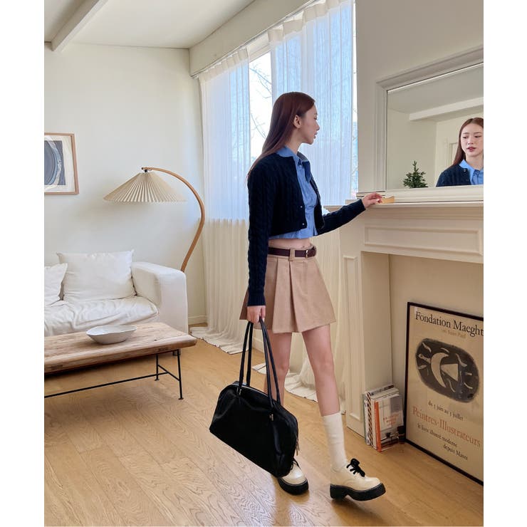 ミニ丈プリーツミニスカート | by muni:r | 詳細画像23 