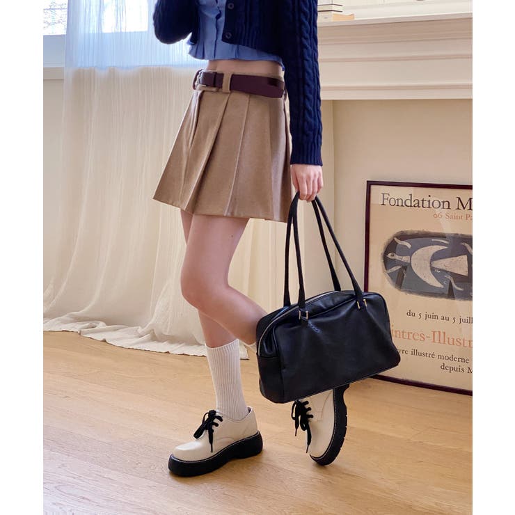 ミニ丈プリーツミニスカート | by muni:r | 詳細画像24 