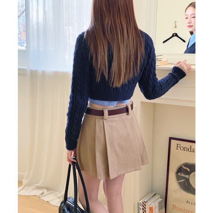 ミニ丈プリーツミニスカート | by muni:r | 詳細画像32 