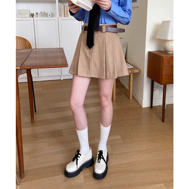 ミニ丈プリーツミニスカート | by muni:r | 詳細画像38 